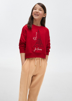 Mayoral Junior 7509-057 Spodnie jogger z dzianiny dla dziewczynki  Madera