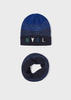 Mayoral 10340-021 Komplet czapka i komin dla chłopca Granat