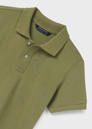 Mayoral Junior 890-082 Koszulka polo z krótkim rękawem ECOFRIENDS dla chłopca Zielona