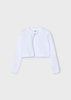 Mayoral Mini 321-085 Sweterek trykotowy Blanco