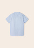 Mayoral Mini 3159-082 Koszula z krótkim rękawem z kołnierzykiem dla chłopca  Niebieska