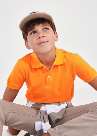 Mayoral Junior 890-081 Koszulka polo z krótkim rękawem ECOFRIENDS dla chłopca Mango