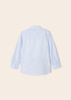 Mayoral Mini 3168-050 Koszula z długim rękawem ze stójką dla chłopca Niebieska