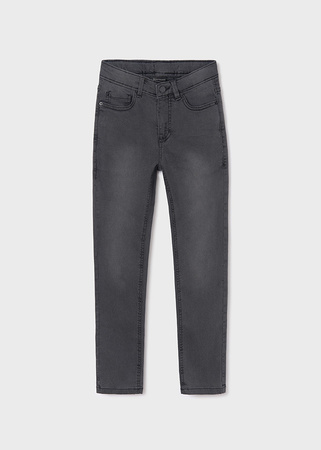 Mayoral Junior 543-076 Spodnie jeansowe regular fit dla chłopca Kolor gris oscur