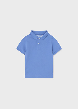 Mayoral Baby 102-044 Koszulka polo z krótkim rękawem ECOFRIENDS dla chłopca  Niebieska