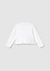 Mayoral Baby 1398-031 Sweterek dla dziewczynki Blanco