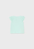 Mayoral Baby 1006-095 Koszulka z krótkim rękawem z aplikacją 3D Mięta