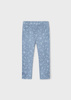 Mayoral Mini 3777-068 Leginsy dla dziewczynki ECOFRIENDS a'la jeans  niebieskie