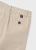 Mayoral Mini 3518-056 Spodnie chino jogger ECOFRIENDS dla chłopca Beżowe