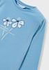 Mayoral Mini 178-011 Koszulka z długim rękawem z aplikacją Oceano