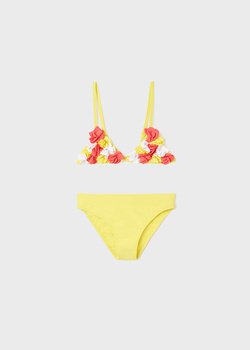 Mayoral Junior 6745-079 Strój kąpielowy/bikini dla dziewczynki Żółty
