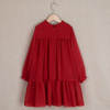 Minimi 71/22  Sukienka plumeti dla dziewczynki Czerwona