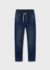 Mayoral Junior 6517-044 Spodnie joggery jeansowe dla chłopca Kolor Oscuro