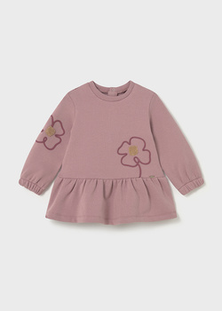 Mayoral Baby 2917-049 Sukienka Flowers Cuarzo