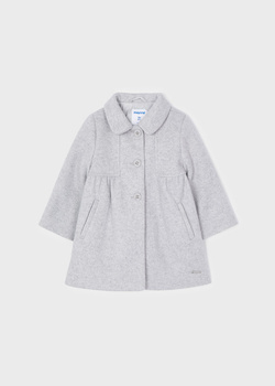 Mayoral Baby 2434-020 Płaszcz dla dziewczynki ECOFRIENDS Szary