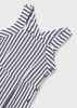 Mayoral Junior 6855-011 Kombinezon długi w paski dla dziewczynki  Tinta