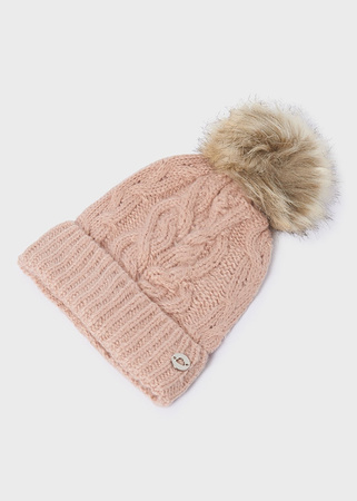 Mayoral 10344-075 Komplet czapka, komin i rękawiczki dla dziewczynki Różowy