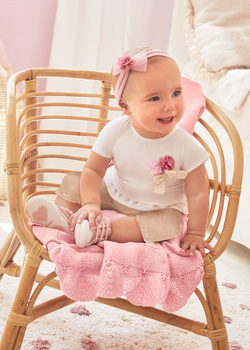 Mayoral Newborn 1763-055 Komplet 3-częściowy dla dziewczynki Róż