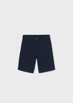Mayoral Junior 242-037 Bermudy chino basic dla chłopca  Granatowe