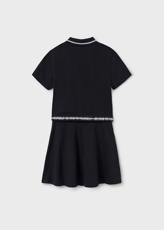 Mayoral Junior 6988-029 Komplet 2-częściowy polo Negro