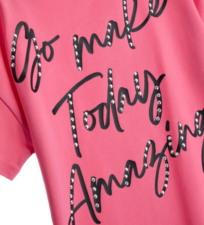 ORIGINAL MARINES DEP3084F Koszulka z nadrukiem Róż