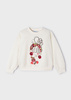 Mayoral Mini 3469-040 Bluza z haftem dla dziewczynki  Garbanzo