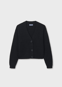 Mayoral Junior 7317-054 Sweter trykotowy Negro