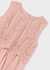 Mayoral 6956-044 Sukienka haft Różowa