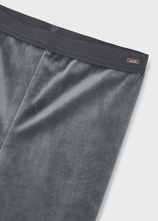 Mayoral Mini 712-044 Leginsy aksamitne dla dziewczynki Titanio