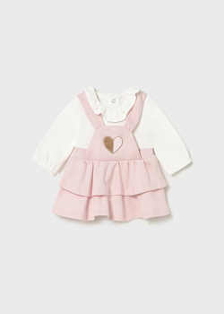 Mayoral Newborn 2801-095 Sukienka ogrodniczka Rosa baby