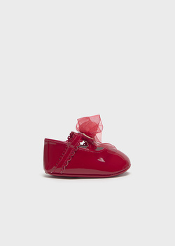 Mayoral Newborn 9791-077 Buty balerinki dla noworodka Rojo