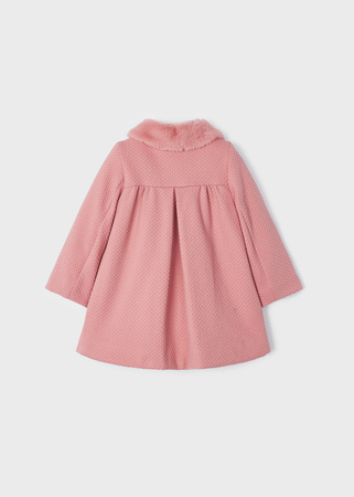 Mayoral Baby 2432-029 Płaszcz z dzianiny strukturalnej dla dziewczynki Różowy