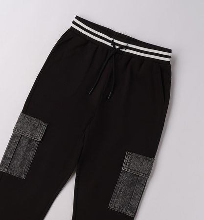 Ido 4F461/00 Długie spodnie dresowe Black