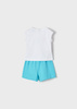Mayoral 1241-023 Komplet z szortami dla dziewczynki