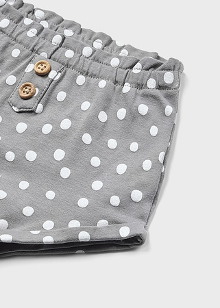 Mayoral Newborn 1696-065 Komplet z bawełny 4-częściowy dla dziewczynki ECOFRIENDS Szary