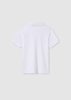Mayoral Junior 6127-014 Koszulka polo z krótkim rękawem z haftem Blanco