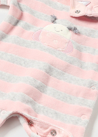 Mayoral Newborn 2738-013 Zestaw/Komplet 2 pajacyki dla dziewczynki Perla vig