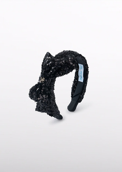Abel&Lula 5972-080 Opaska cekinowa Negro