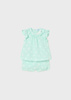 Mayoral Baby 1280-065 Komplet 2-częściowy ze spodenkami dla dziewczynki Aqua