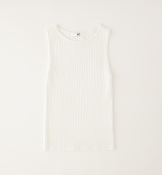 Ido 4G680 Bluzka bez rękawów z dzianiny Śmietanka