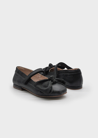 Mayoral Mini 44555-019 Buty baleriny z kokardą Negro