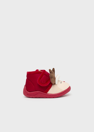 Mayoral 42457-016 Kapcie dziecięce z uszkami Rojo
