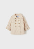 Mayoral Baby 1497-095 Płaszcz trencz dla dziewczynki beżowy