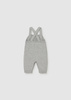 Mayoral Newborn  2617-025 Komplet 3-częściowy z ogrodniczkami Vapor vig