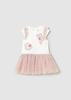 Mayoral Baby 1904-023 Sukienka z tiulem Rosa