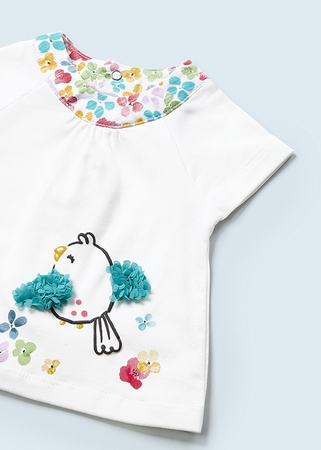 Mayoral Newborn 1695-059 Komplet z bawełny 4-częściowy dla dziewczynki ECOFRIENDS Turkua