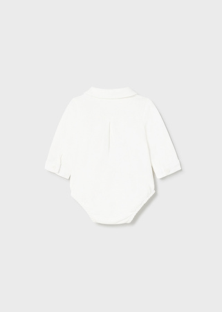 Mayoral Newborn 2713-051 Body koszulowe z długim rękawem ECOFRIENDS Ecru
