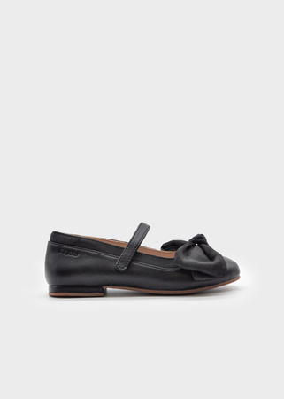 Mayoral Mini 44555-019 Buty baleriny z kokardą Negro