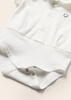 Mayoral Newborn 1765-089 Body z kołnierzykiem z krótkim rękawem  Bianco