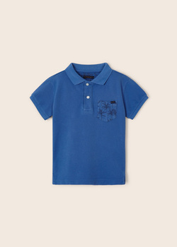 Mayoral Mini 3149-011 Koszulka polo z krótkim rękawem dla chłopca  Niebieska
